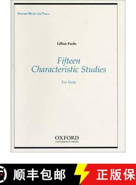 【3-4周达】Fifteen Characteristic Studies for Viola [9780193850125]