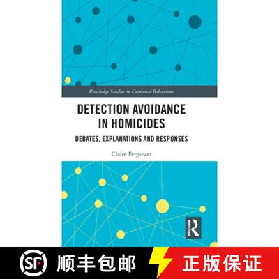 【3-4周达】精装 Detection Avoidance in Homicides: Debates, Explanations and Responses [9780367266875]