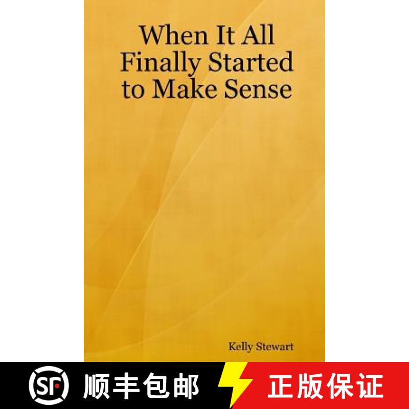 【2-3周达】When It All Finally Started to Make Sense [9781430300113]