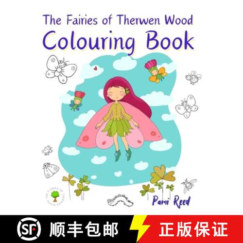 【3-4周达】The Fairies of Therwen Wood Colouring Book [9781836540878]