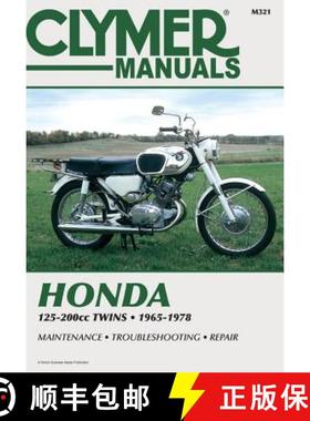 【3-4周达】Honda 125-200cc Twins 65-78 [9780892877225]