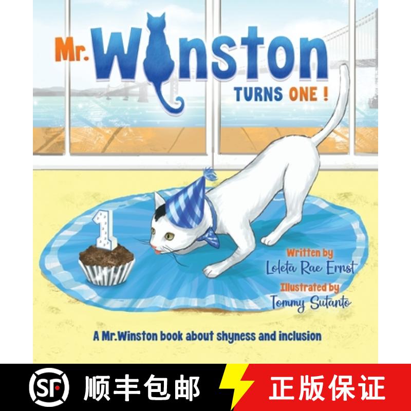 【3-4周达】Mr. Winston Turns One!: A Birthday Book About Shyness and Inclusion [9781734079845]