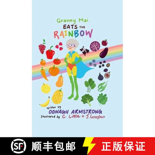 【3-4周达】精装 Granny Mai Eats the Rainbow [9781471684630]