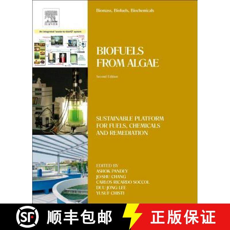 【3-4周达】Biomass, Biofuels, Biochemicals: Biofuels from Algae [9780444641922]
