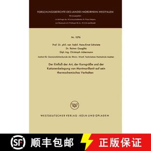 Der 9783663060314 Sein... Kationenbelegung 4周达 Von Art Einfluß Auf Korngröße Montmorillonit Und
