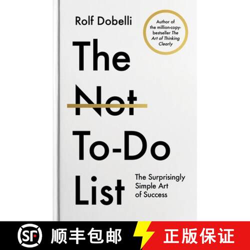 【3-4周达】精装 The Not To Do List : The Life-Changing Instant Bestseller from the author of The Art ... [9781805463283]