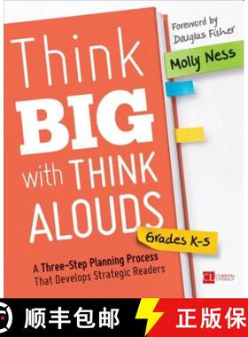 【3-4周达】Think Big With Think Alouds, Grades K-5 [9781506364964]