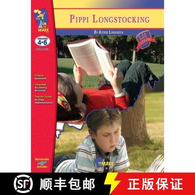 【3-4周达】Pippi Longstocking, by Astrid Lindgren Lit Link Grades 4-6 [9781770787865]
