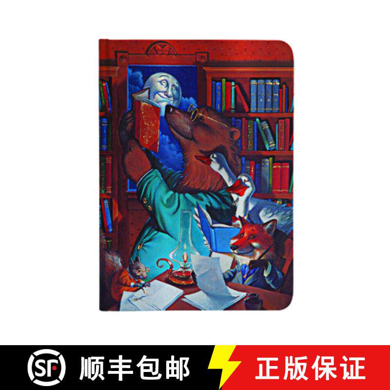 【3-4周达】Moonlight Stories Unlined Hardcover Journal [9781439732236]