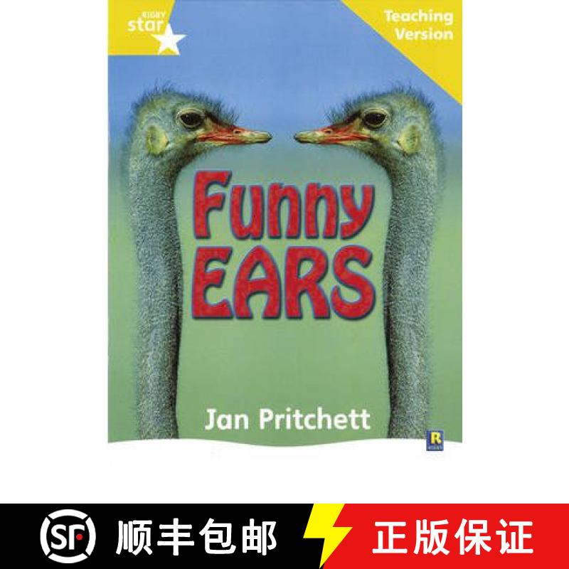 【2-3周达】Rigby Star Non-fiction Guided Reading Yellow Level: Funny Ears Teaching Version [9780433049418]