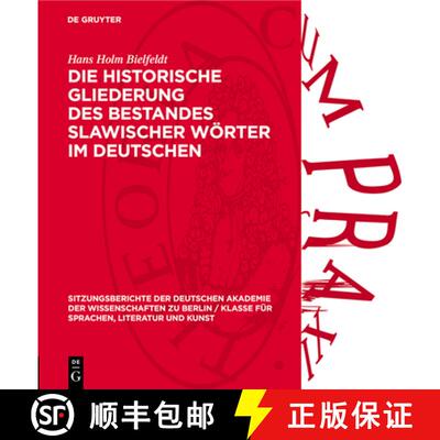 【3-4周达】Die Historische Gliederung Des Bestandes Slawischer Wörter Im Deutschen [9783112738702]