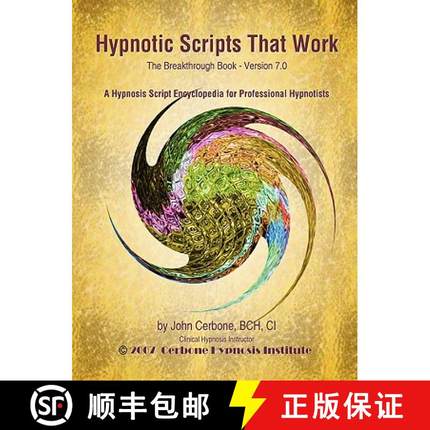 【3-4周达】Hypnotic Scripts That Work: The Breakthrough Book Version 7.0 [9781933817354]