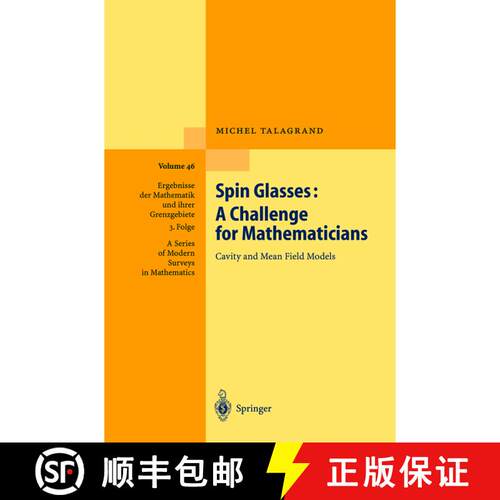【3-4周达】精装 Spin Glasses: A Challenge for Mathematicians: Cavity and Mean Field Models (Ergebniss... [9783540003564]