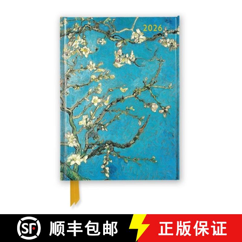 【2-3周达】Vincent Van Gogh: Almond Blossom 2026 Luxury Diary Planner - Page to View with Notes [9781835624647]