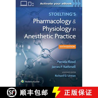 【3-4周达】精装 Stoelting's Pharmacology & Physiology in Anesthetic Practice [9781975126896]