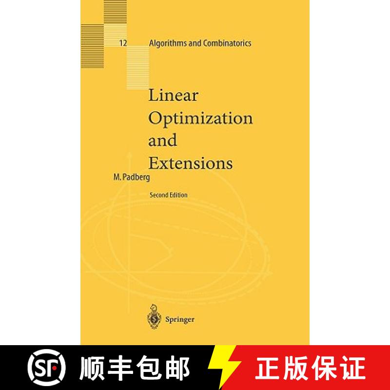 【3-4周达】Linear Optimization and Extensions [9783540658337]