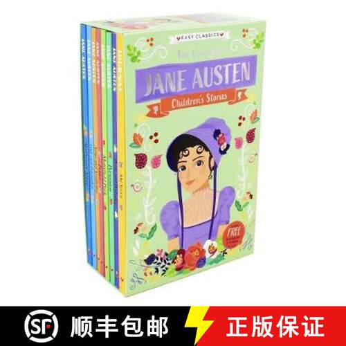 【3-4周达】Jane Austen Children's Stories: 8 Book Box Set (Easy Classics) [9781782266099]