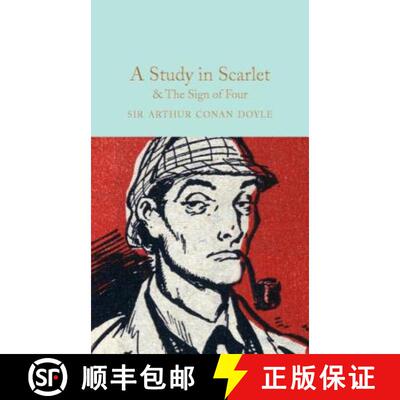 【3-4周达】精装 A Study in Scarlet & The Sign of The Four (Macmillan Collector's Library) [9781909621763]