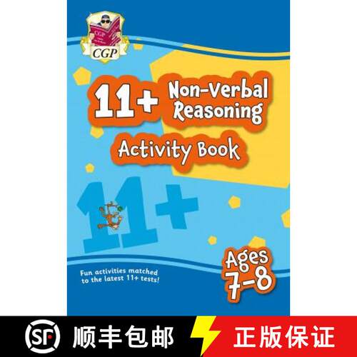 【3-4周达】New 11+ Activity Book: Non-Verbal Reasoning - Ages 7-8 [9781789085822]