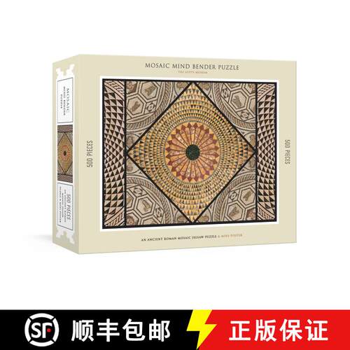 【3-4周达】Mosaic Mind Bender 500-Piece Puzzle: An Ancient Roman Mosaic Jigsaw Puzzle & Mini-Poster :... [9781524763657]