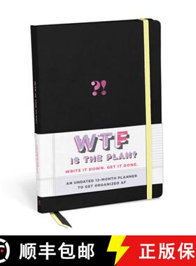 【3-4周达】Knock Knock WTF Undated Planner & Weekly Agenda Notebook [9781683493235]