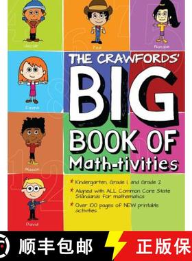 预订 The Crawfords' Big Book of Math-tivities [9781938406294]