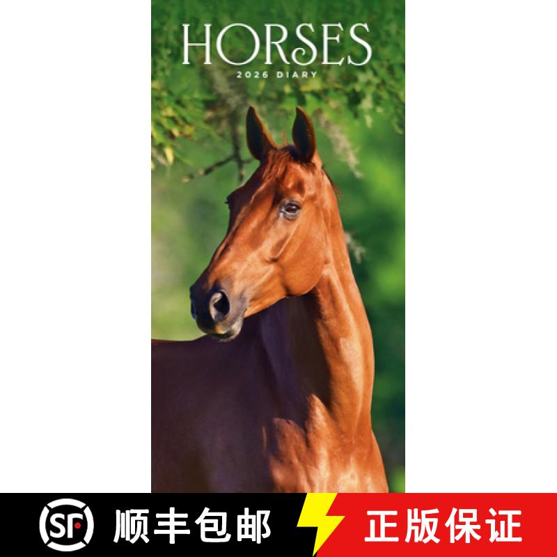 【2-3周达】2026 Horses Slim Diary Planner [9781529849844]