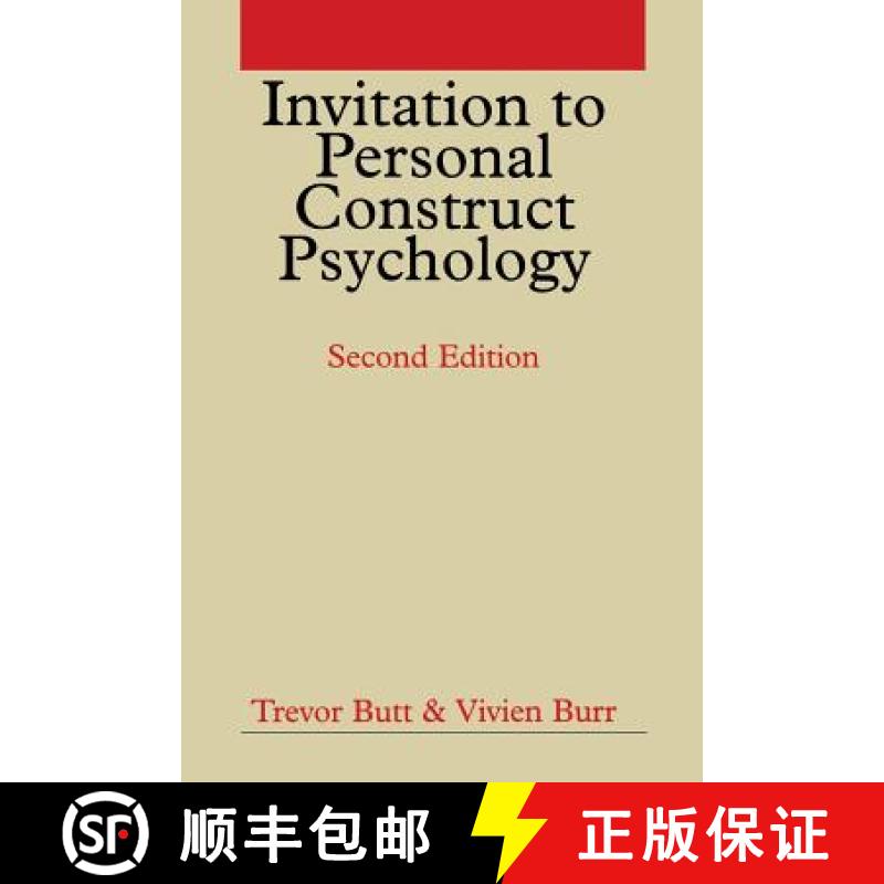【3-4周达】Invitation To Personal Construct Psychology 2E [Wiley心理学] [9781861563873]