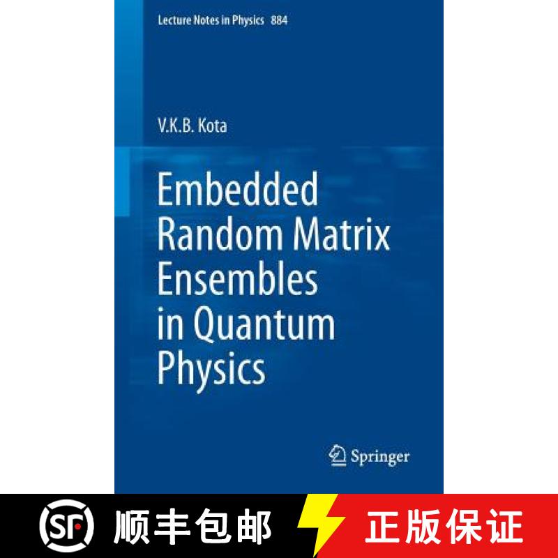 【3-4周达】Embedded Random Matrix Ensembles in Quantum Physics [9783319045665]