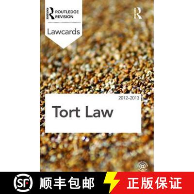 【3-4周达】精装 Tort Lawcards 2012-2013 [9781138473508]
