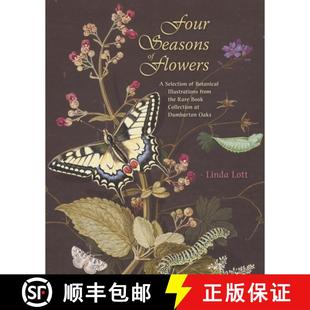 Flowers Rare Four Book the Selection Collec... Illustrations Seasons from 4周达 9780884023845 Botanical