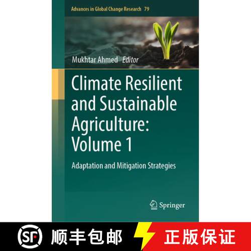 【3-4周达】精装 Climate Resilient and Sustainable Agriculture: Volume 1 : Adaptation and Mitigation S... [9783032001894]