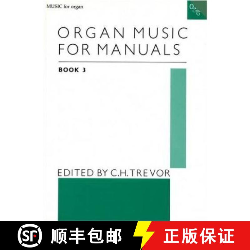 【2-3周达】Organ Music for Manuals Book 3 [9780193758506]