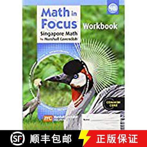 【3-4周达】Math in Focus: Singapore Math: Student Workbook, Book B Grade 4 [9780669013337]