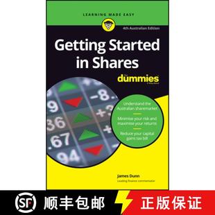 【3-4周达】Getting Started In Shares For Dummies, Fourth Australian Edition [Wiley金融] [9780730385417]