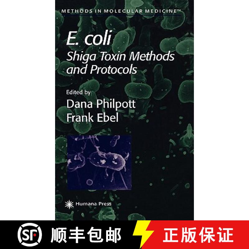 【3-4周达】E. coli : Shiga Toxin Methods and Protocols [9780896039391]