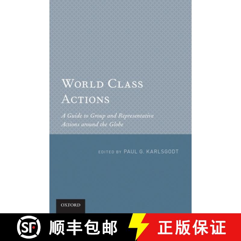 【2-3周达】World Class Actions: A Guide to Group and Representative Actions Around the Globe [9780199730247]