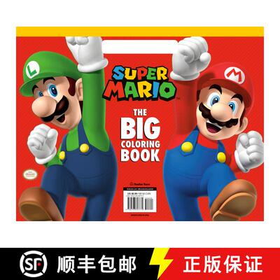 【3-4周达】Super Mario: The Big Coloring Book (Nintendo (R)) [9780593307779]