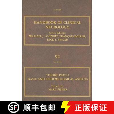 【3-4周达】精装 Stroke Part I: Basic and epidemiological aspects: - Stroke Part I: Basic and epidemio... [9780444520036]