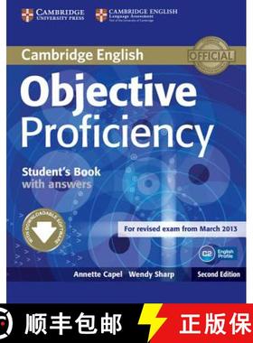 【3-4周达】Objective Proficiency Student's Book with Answers with Downloadable Software: - Objective ... [9781107646377]