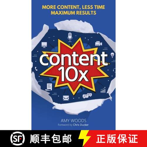 【3-4周达】Content 10x: More Content, Less Time, Maximum Results [9781916181113]