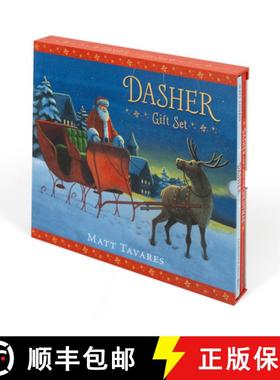 【3-4周达】Dasher Gift Set: (Two Classic Christmas Picture Books with Press-Out Ornaments and Standees) [9781536238211]
