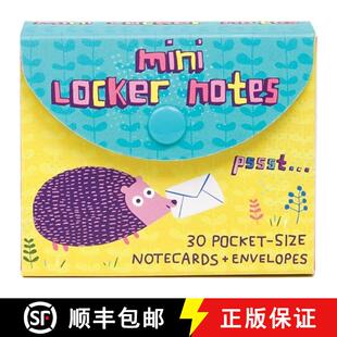 【3-4周达】Mini Locker Notes [With Envelope] [9780811871044]