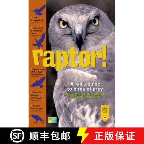 【3-4周达】Raptor! : A Kid's Guide to Birds of Prey [9781580174459]