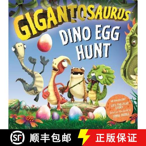 【3-4周达】精装 Gigantosaurus - Dino Egg Hunt: An Easter lift-the-flap dinosaur story [9781800782969]
