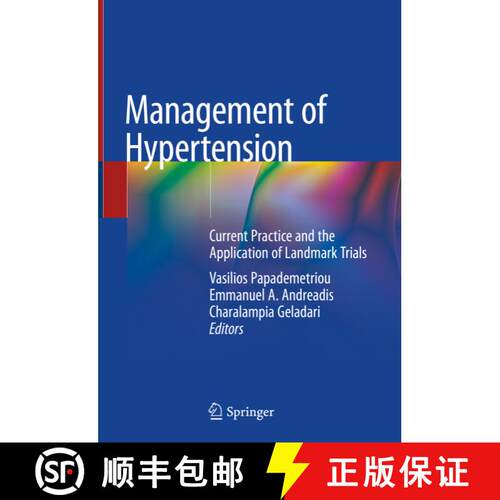 【3-4周达】精装 Management of Hypertension: Current Practice and the Application of Landmark Trials [9783319929453]