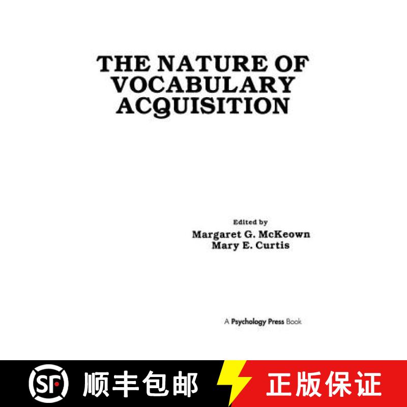 【4周达】THE NATURE OF VOCABULARY ACQUISITIO [9780898595482]
