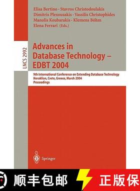 【3-4周达】Advances in Database Technology - Edbt 2004: 9th International Conference on Extending Dat... [9783540212003]
