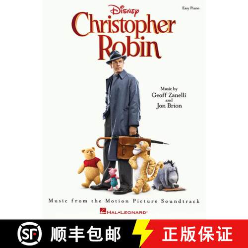 【3-4周达】Christopher Robin: Music From The Motion Picture Soundtrack (Arr. Keveren) (Easy Piano) [9781540038722]