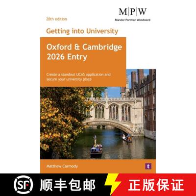 【3-4周达】Getting into University: Oxford and Cambridge 2026 Entry: Create a Standout UCAS Applicati... [9781911724384]